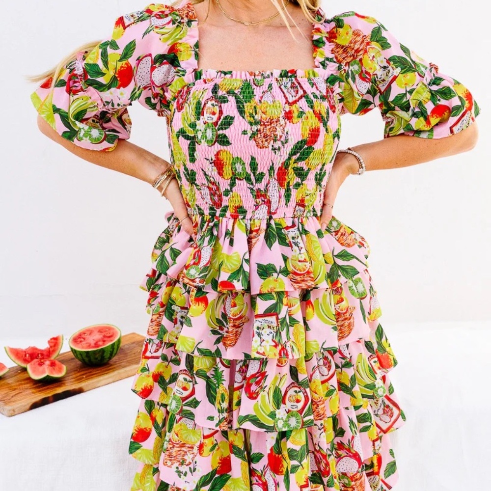 Ivy City Co Harmony dress in Tropical print